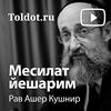 undefined Рав Ашер Кушнир  — Месилат Йешарим (Путь праведных)