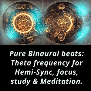 Słuchaj Pure Binaural Beats: Theta Frequency for Hemi-Sync, focus, study and meditation. By: Nature's Frequency FM | Binaural ASMR w aplikacji